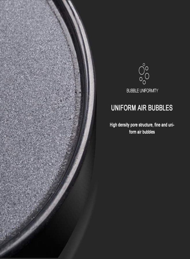 VAYINATO® (Pack of 1) 4-Inch Round Air Stone Disc Bubble Diffuser for Aquarium Fish Tank Hydroponics Pump Ceramic Airstones (Motor Not Included) by Petzlifeworld - Image 3